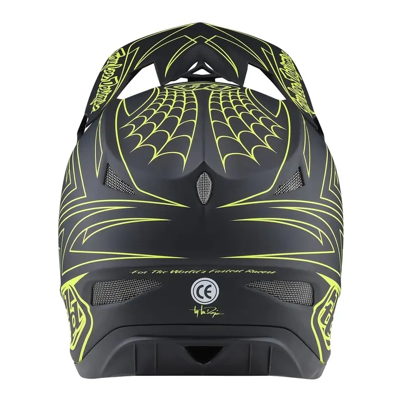 Casco MTB D3 FIBERLITE SPIDERSTRIPE in fibra di vetro e ultra ventilato giallo/grigio Taglia M #7