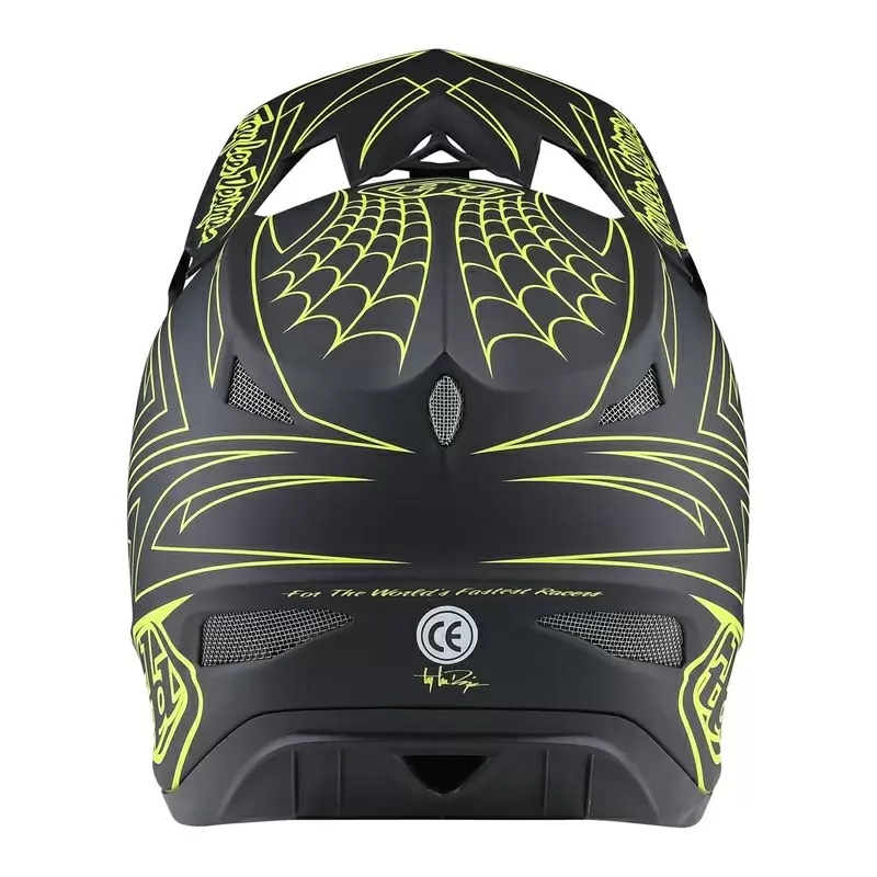 Casco MTB D3 FIBERLITE SPIDERSTRIPE in fibra di vetro e ultra ventilato giallo/grigio Taglia XL #7