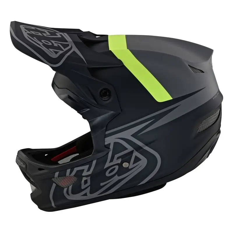 Casco MTB D3 FIBERLITE SLANT in fibra di vetro e ultra ventilato grigio Taglia M #1