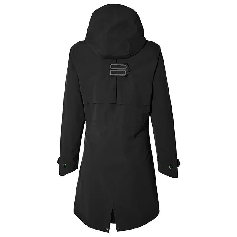 Parka Antipioggia Donna Mosse Nero Taglia S #10