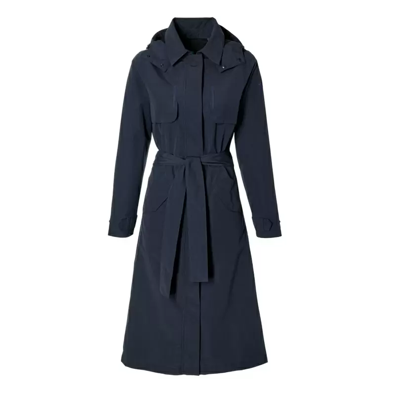 Trench Antipioggia Donna Mosse Blu Taglia S #1