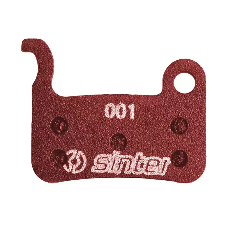 Coppia Pastiglie Per Freni A Disco Organiche Rosso MTB Standard Per Shimano A 73-001-041-0 #1
