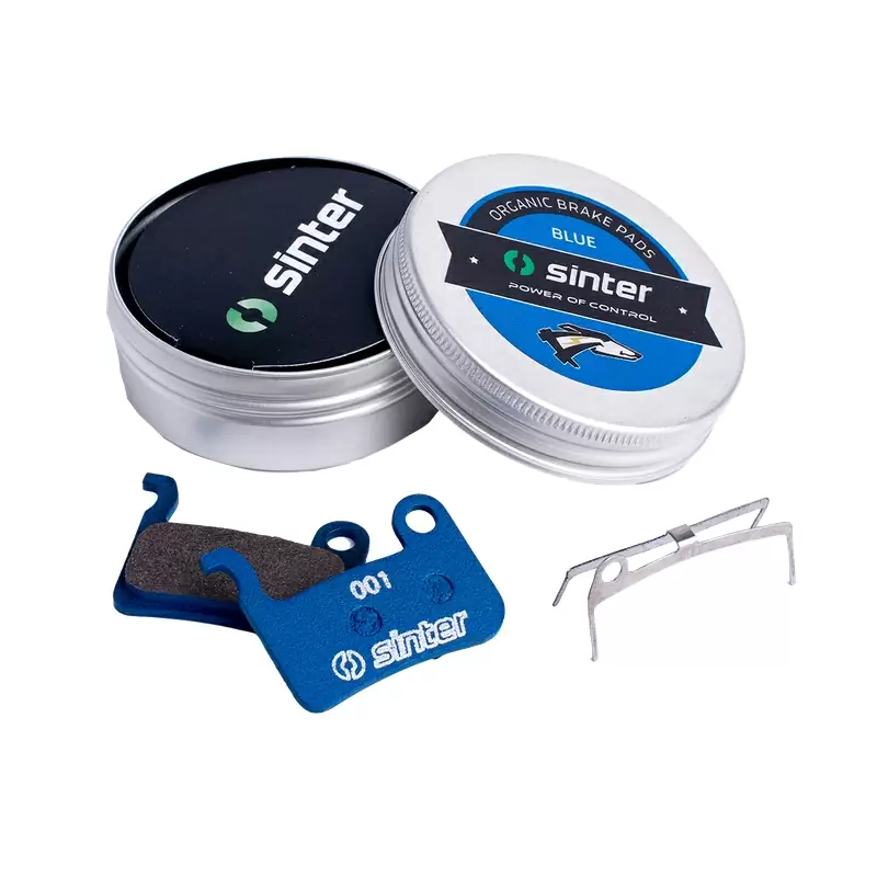 Coppia Pastiglie Per Freni A Disco Organiche Blu E-Bike Per Shimano A 73-001-034-7 - image