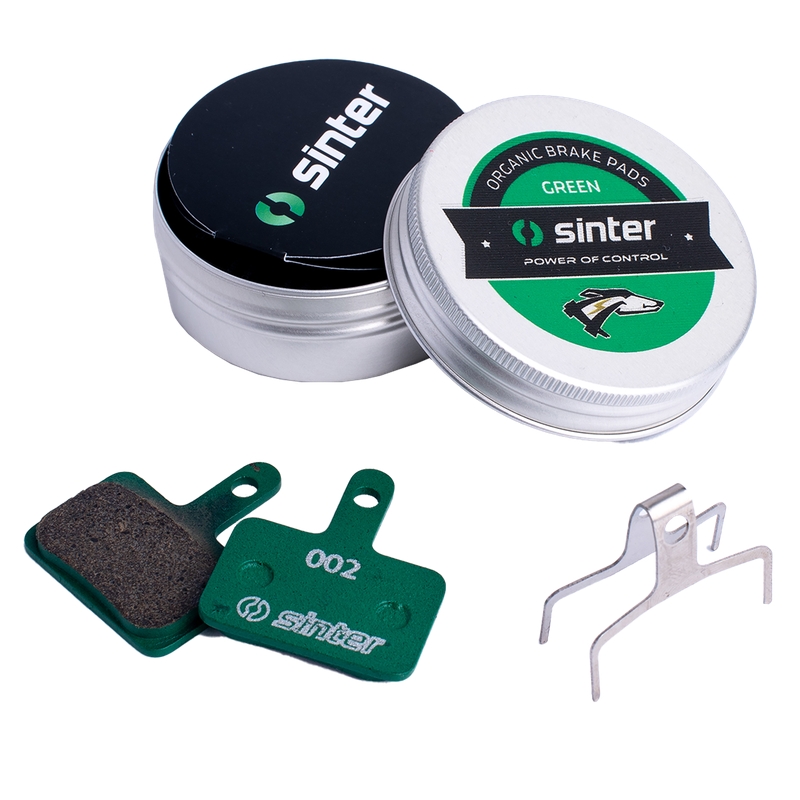 Coppia Pastiglie Per Freni A Disco Organiche Verde MTB Race Per Shimano B 73-002-063-7