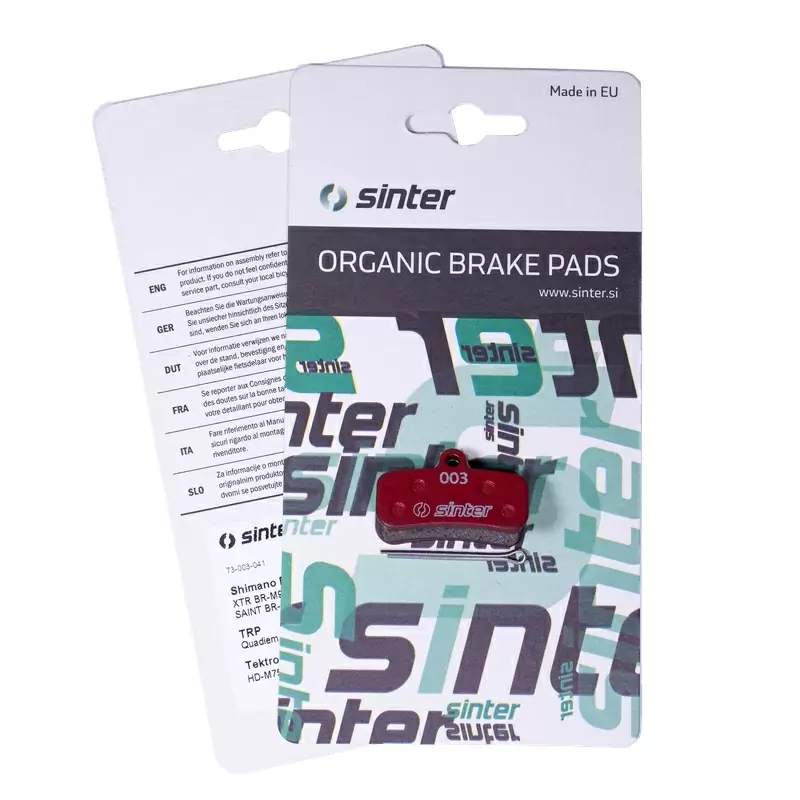 Paar Stufen für rote organische Scheibenbremsen MTB-Standard für Shimano D 73-003-041-0 #2