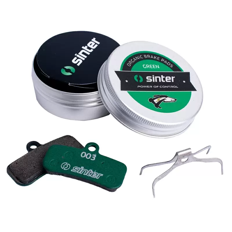 Coppia Pastiglie Per Freni A Disco Organiche Verde MTB Race Per Shimano D 73-003-063-7 - image