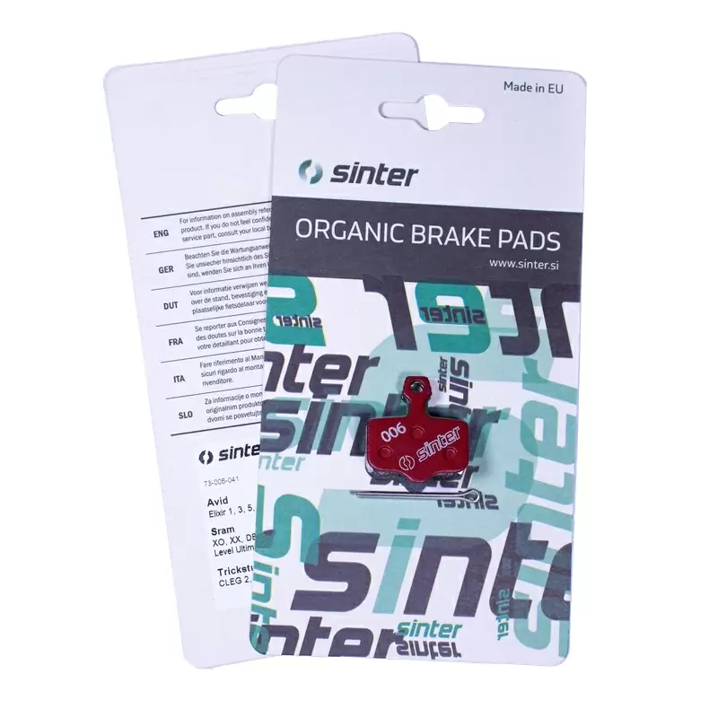 Pair of stages for red organic disc brakes MTB standard for SRAM 73-006-041-0 #2