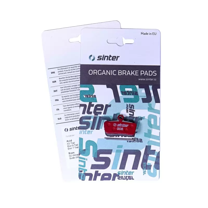 Pair of stages for red organic disc brakes MTB standard for SRAM 73-008-041-0 #2