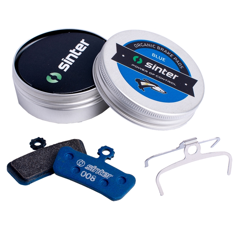 PAR DE PASTAS DE FRENO ORGÁNICAS ERGICO BLU EN BUCK PARA SRAM 73-008-034-7
