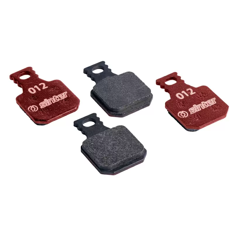 Par de etapas para frenos de disco orgánico rojo estándar MTB para Magura 73-012-041-0 - image