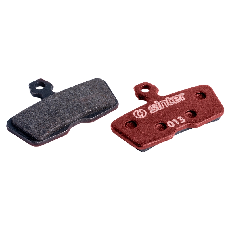 Par de etapas para frenos de disco orgánico rojo estándar MTB para SRAM 73-013-041-0