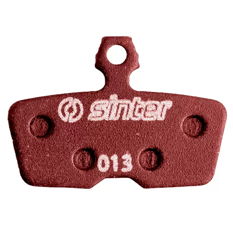 Par de etapas para frenos de disco orgánico rojo estándar MTB para SRAM 73-013-041-0 #1
