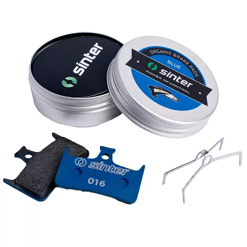 Paire de brafes de frein organique bleu-vélo pour espoir 73-016-034-7 - image
