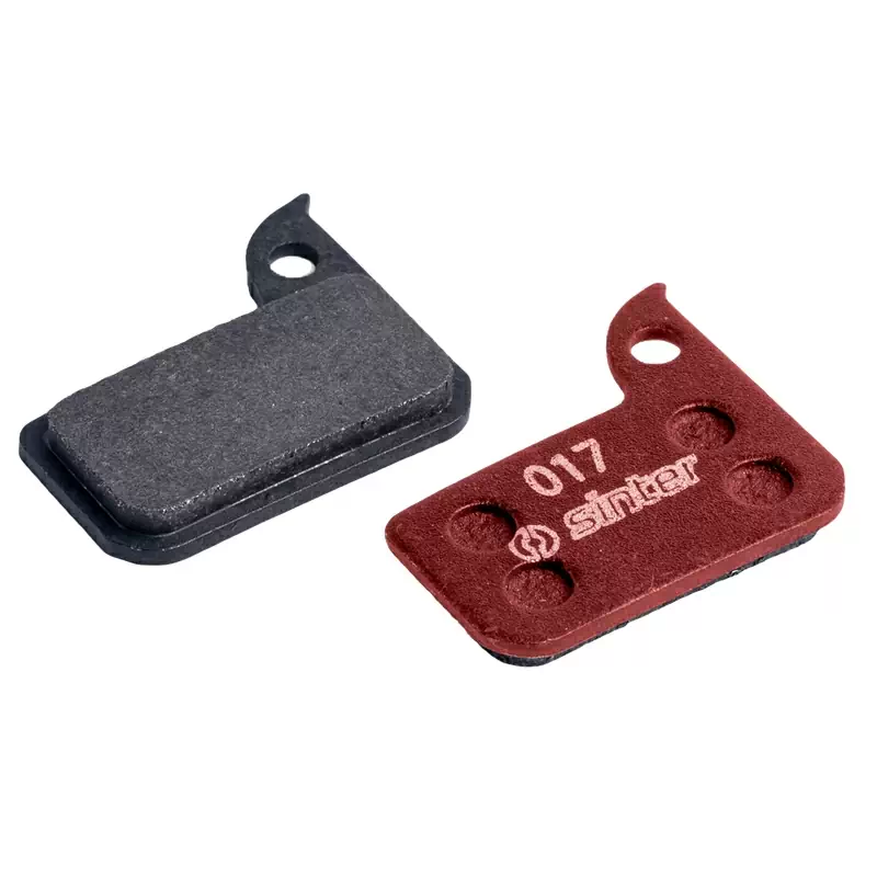 Paar Stufen für rote organische Scheibenbremsen MTB Standard für die SRAM Road 73-017-041-0 - image