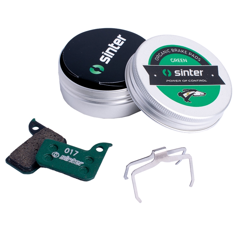 Coppia Pastiglie Per Freni A Disco Organiche Verde MTB Race Per SRAM Road 73-017-063-7
