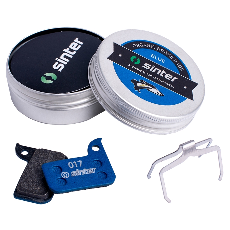Paire de plaquettes de frein organiques Blu E-Bike pour Sram Road 73-017-034-7