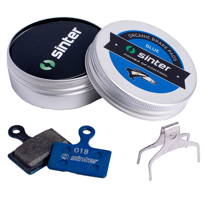 Par de pastillas de freno orgánicas Blu Bike para Shimano K 73-018-034-7
