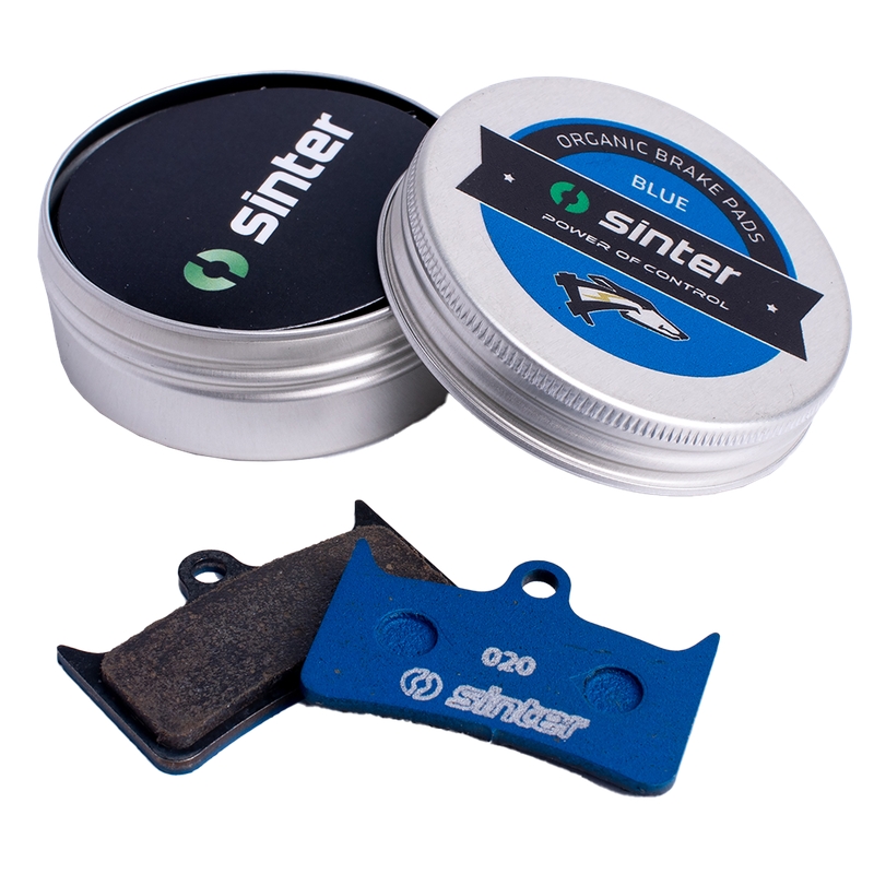 Par de pastillas de freno orgánicas de bicicleta electrónica Blu para Hope 73-020-034-7