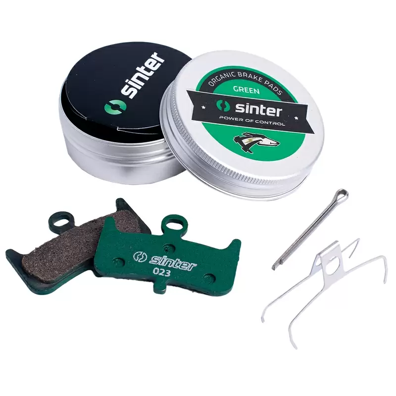 Coppia Pastiglie Per Freni A Disco Organiche Verde MTB Race Per Hayes 73-023-063-7 - image