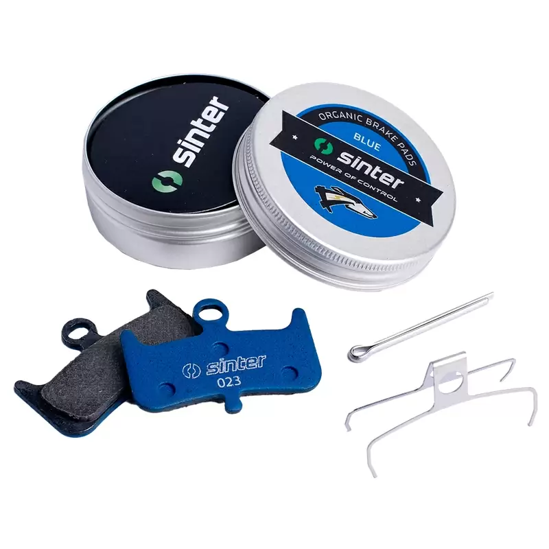 Coppia Pastiglie Per Freni A Disco Organiche Blu E-Bike Per Hayes 73-023-034-7 - image