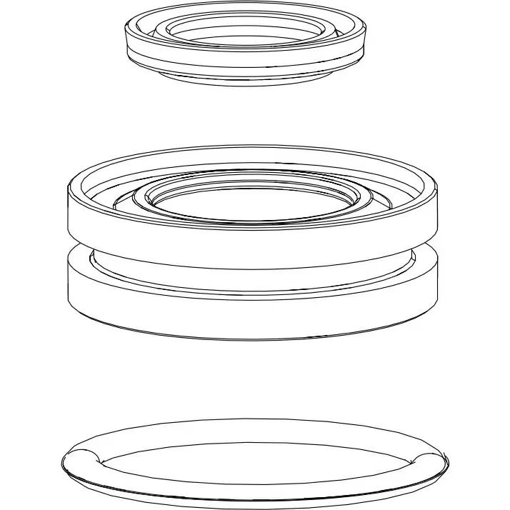 fork spring seal head Motion Control 32mm rod all. 12 5mm SIDB/XX/RL Rev BlutoRLT - image
