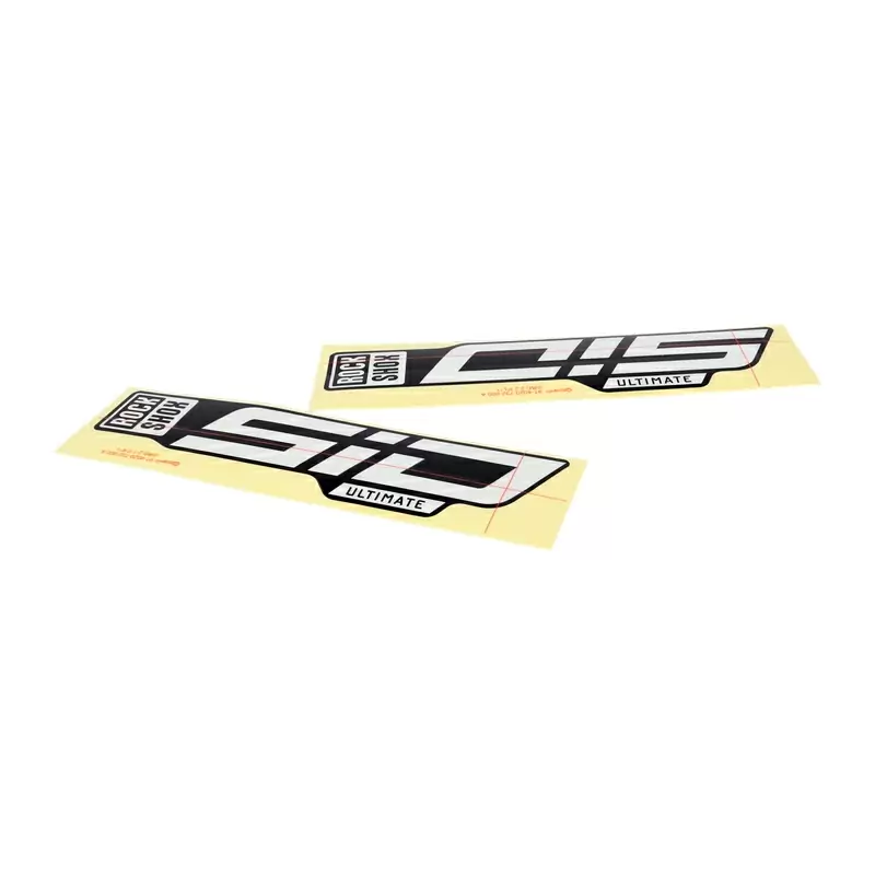 Kit d'autocollants de fourche SID D1 (2024+) Film Polar brillant pour Gloss Black - image
