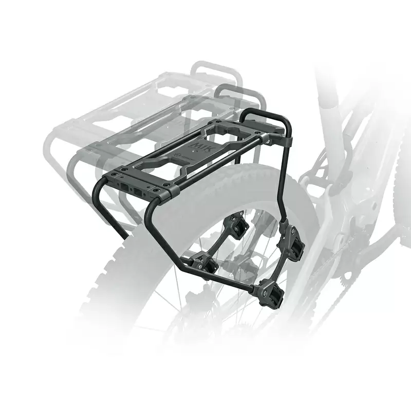 PROMETHEUS BICYCLES Portapacchi Posteriore Vario PRO Per Bici 20 Pollici - Alluminio Regolabile Con Riflettore