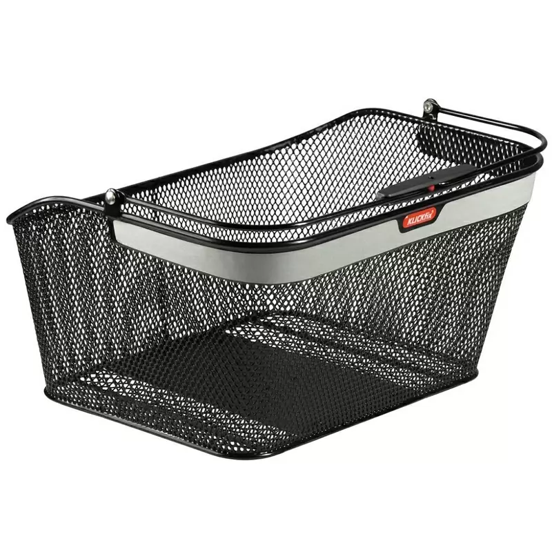 Cestino posteriore Citymax Reflettente GTA 40x20x30cm nero a maglia stretta #1