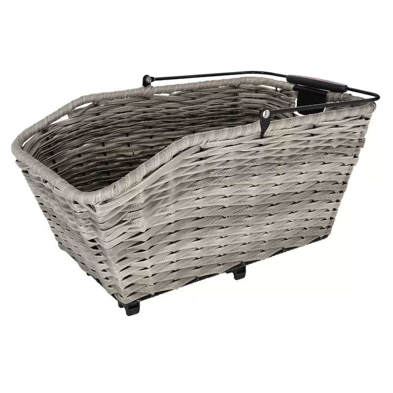 Cestino posteriore Structura grigio 44x24x20cm intrecciato con attacco 18 litri #1
