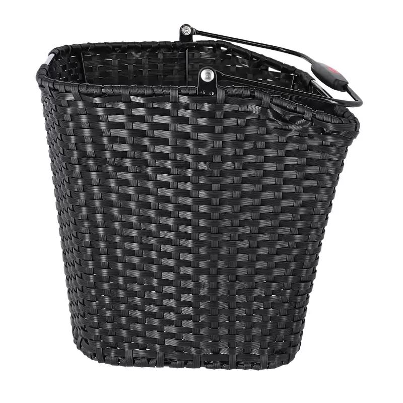 Schwarzer Vorderkorb mit gewebter Struktur, 16 l #1