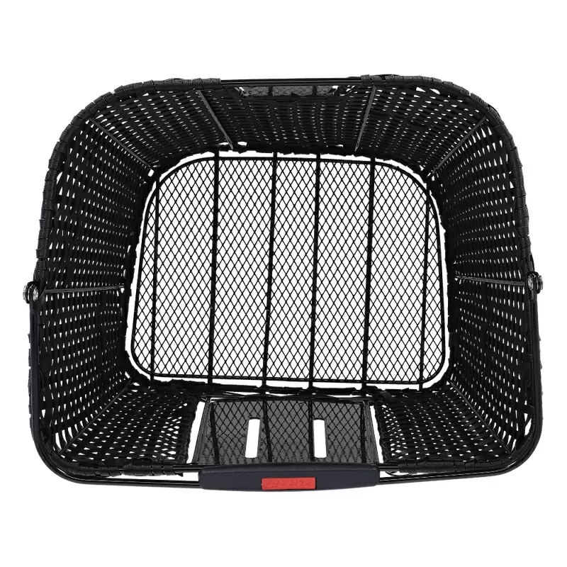 Schwarzer Vorderkorb mit gewebter Struktur, 16 l #4