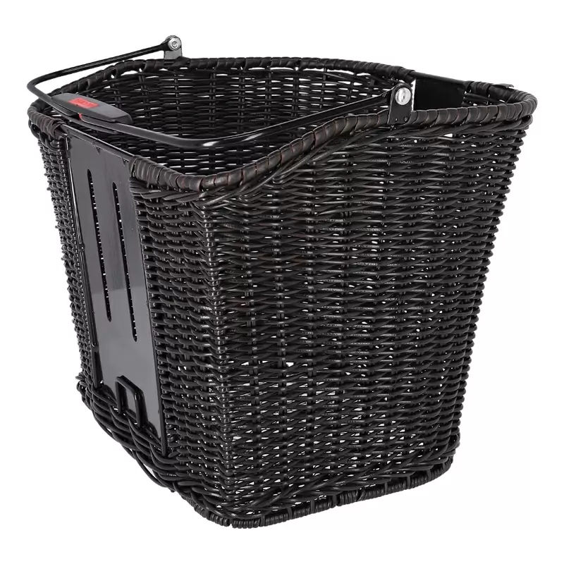 Schmaler schwarz gewebter Structura-Vorderkorb 16L #3
