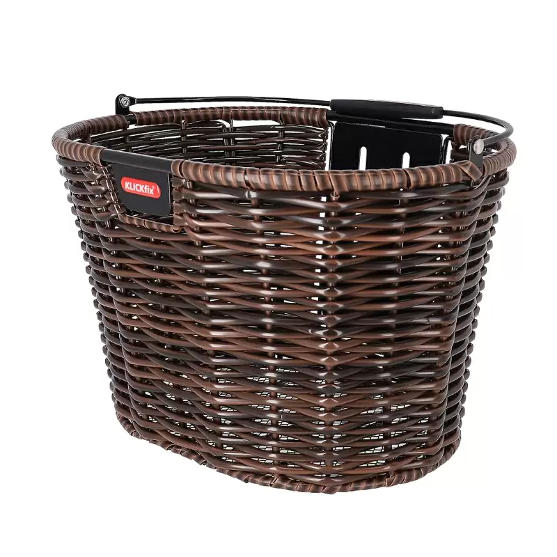Frontkorb Structura oval 39x24x28cm geflochten ohne Adapter 16 Liter #1