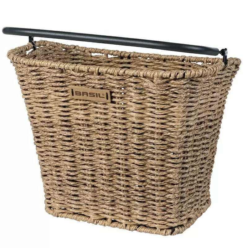 Front Wheel Basket Bremen Rattan Look Plastic #1