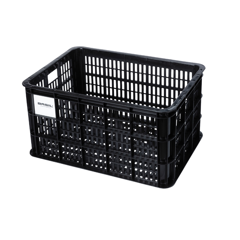 Crate L Schwarze Fahrradbox 40L