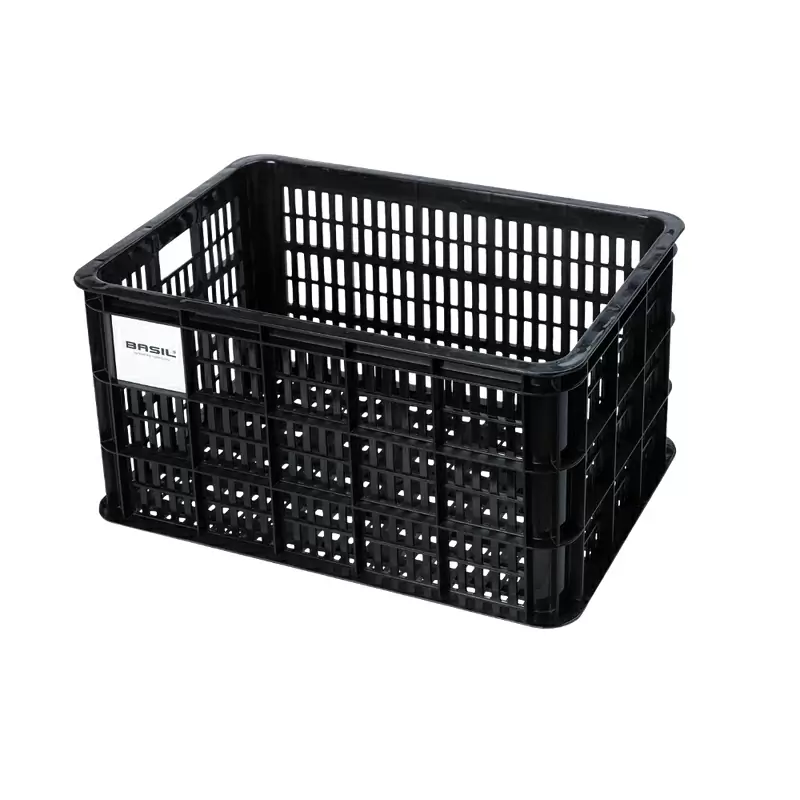 Crate L Schwarze Fahrradbox 40L - image