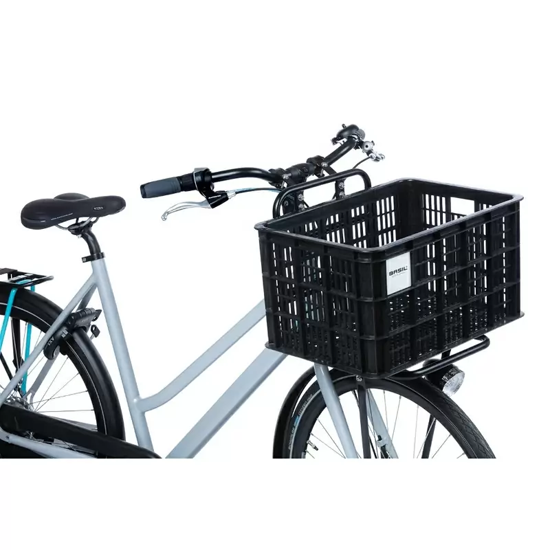 Crate L Schwarze Fahrradbox 40L #3
