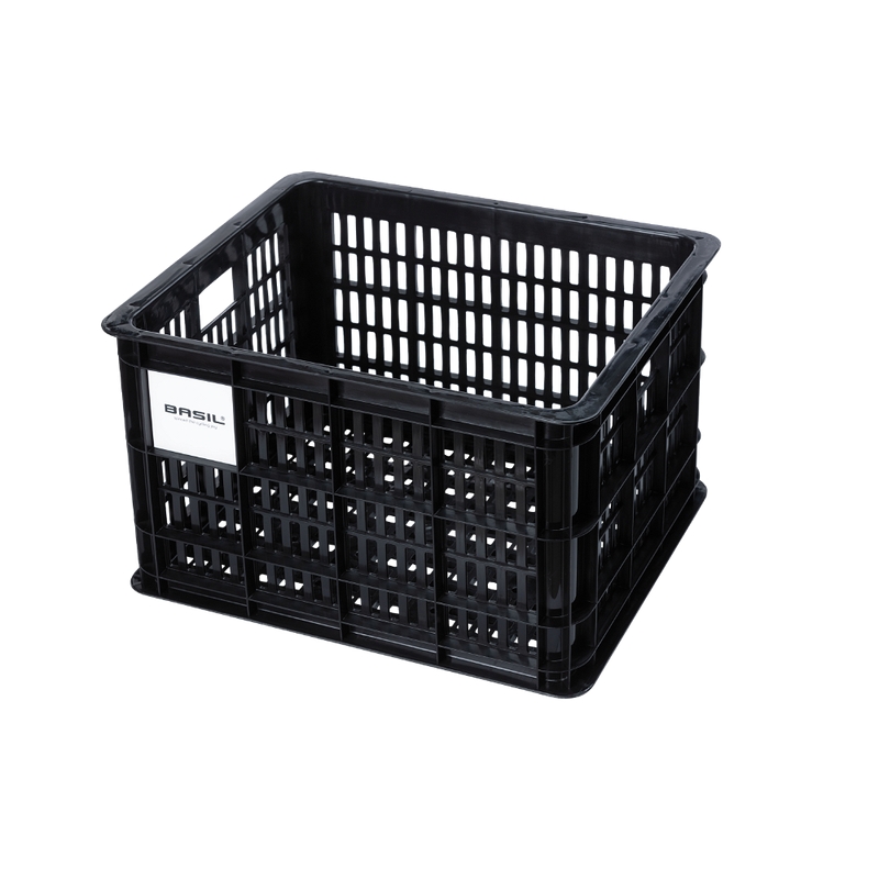 Crate M Fahrradbox Schwarz 29,5L