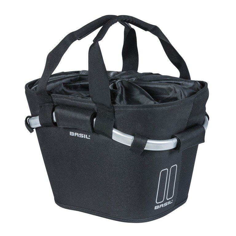 Front Wheel Basket 2Day Carry All KF Black 28x39x25.5cm