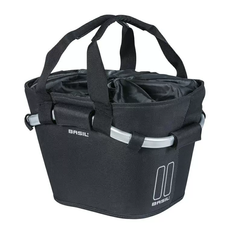 Front Wheel Basket 2Day Carry All KF Black 28x39x25.5cm - image