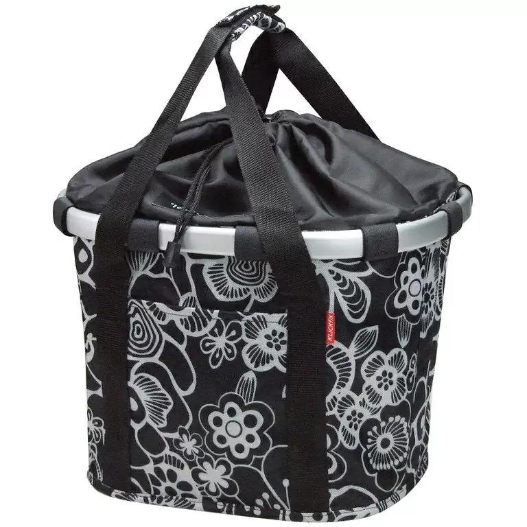 Borsa City Reisenthel Bikebasket fleur nero 35x28x26cm #1