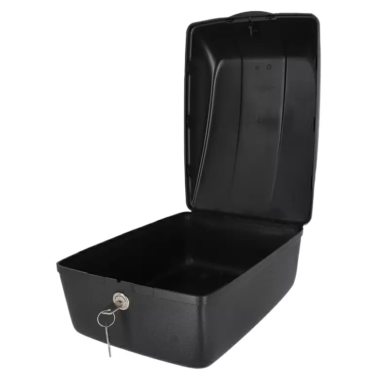 Bauletto da bicicletta Bike Box GTA nero 25x35x18cm gancio incluso #3