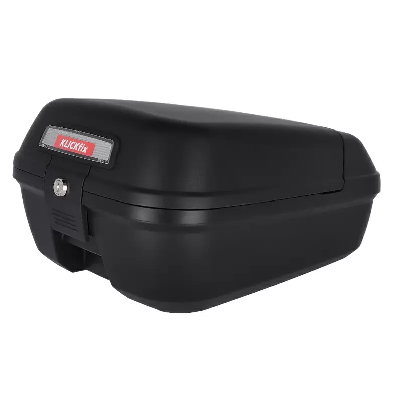 Schwarze Citybox 25x35x18cm mit Racktime Adapter #1