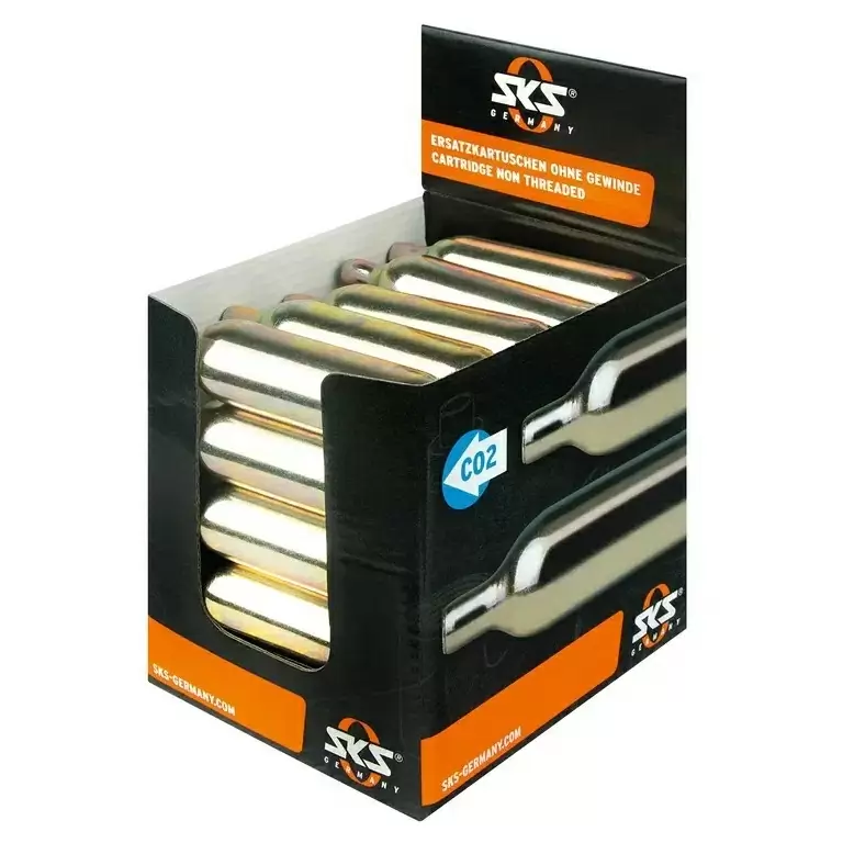 Pantalla de cartuchos de Co2 25 cartuchos sueltos, 16 g, sin rosca #1