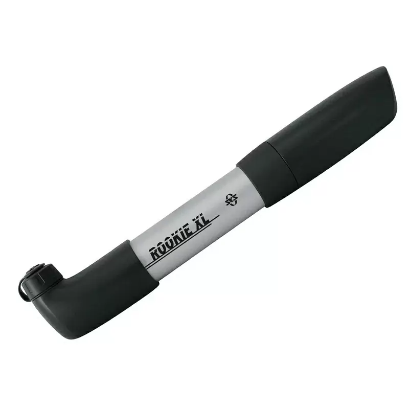 Fahrradpumpe Rookie XL 2012 silber/schwarz, 227 mm, reversibel #1