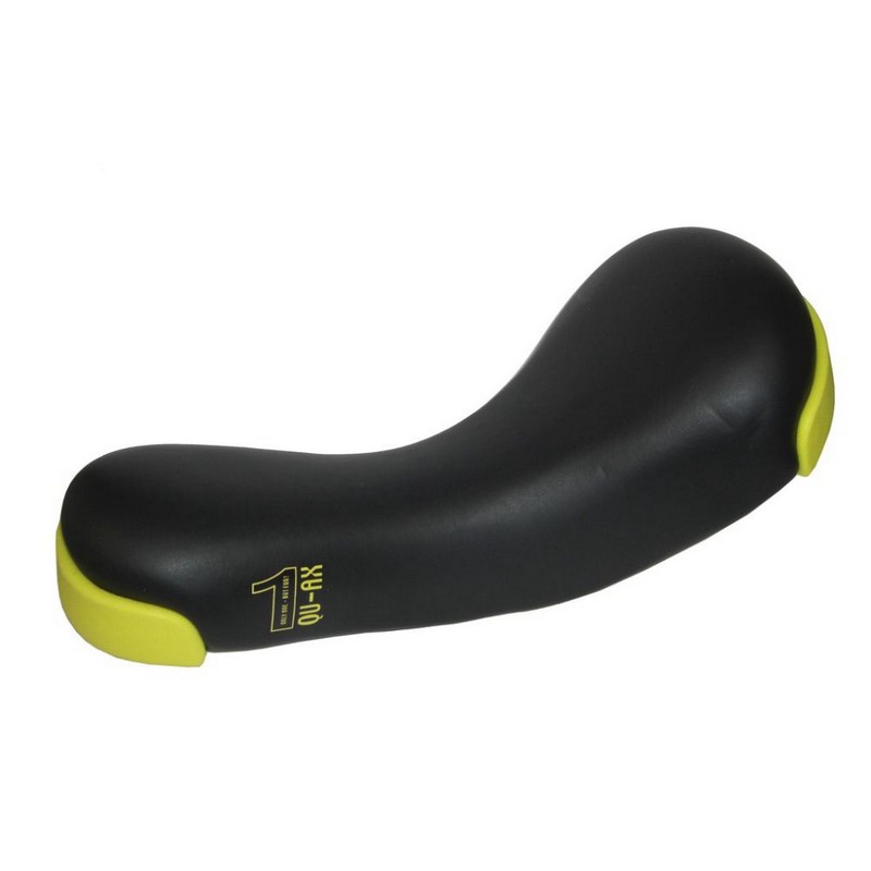 Saddle child for unicycle without grip black / yellow color