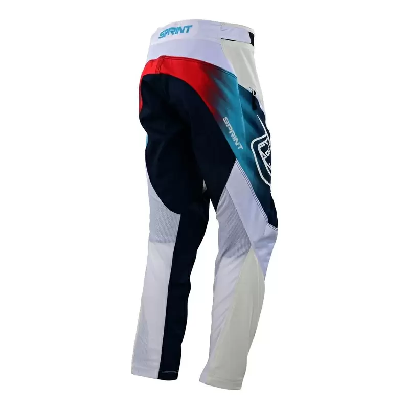 Pantaloni MTB SPRINT JET leggeri per DH ed Enduro per bambino bianco Taglia 20 #3