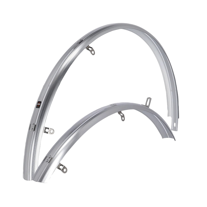 Set of Bluemels Basic 45mm silver fenders