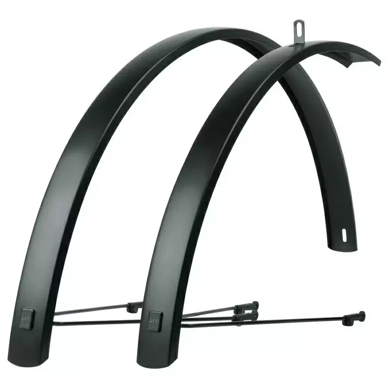 Paire de Garde-Boue Edge AL 46 Set 28'' Aluminium Noir #1