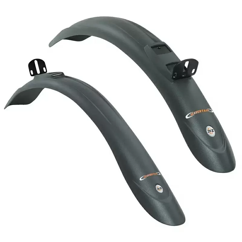 Juego de guardabarros beavertail xl 26-28'', negro extra ancho #1